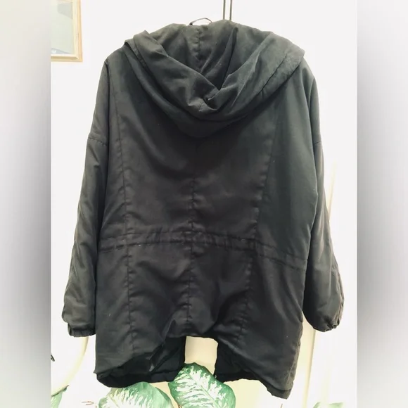 Larry Levine Classic Black Microfibre Jacket - Picture 5 of 5